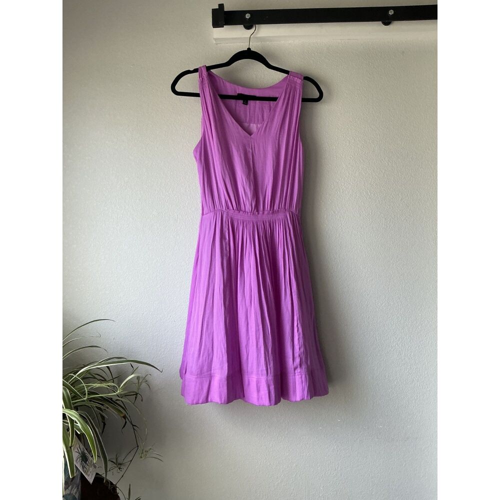 Banana Republic purple midi dress size 6